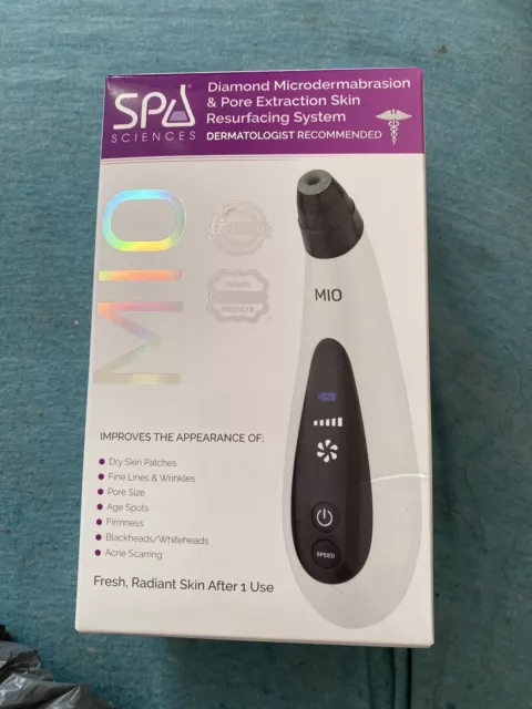 Spa Sciences MIO Diamond microdermabrasión y extracción de poros rejuvenecimiento cutáneo