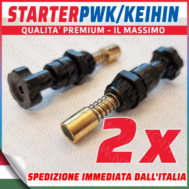 2 pezzi STARTER, Aria Leva per tutti CARBURATORI PWK Keihin STAGE6 Polini