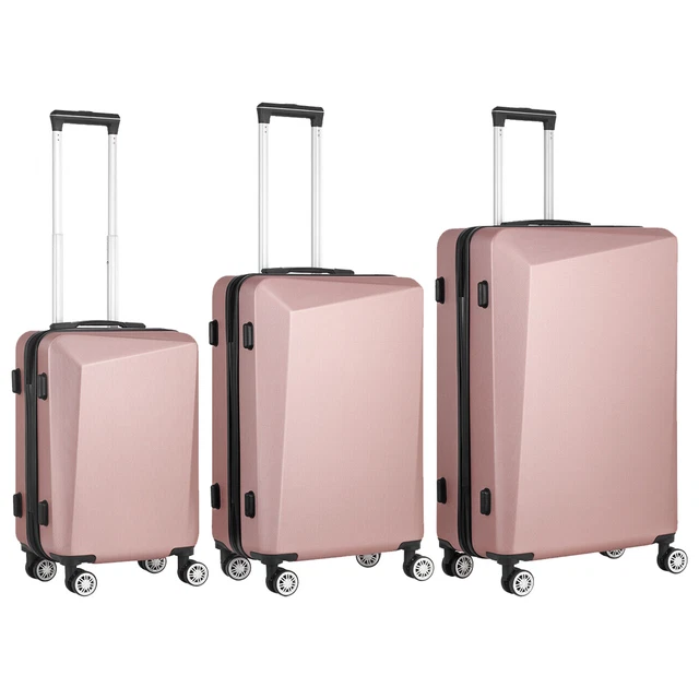 20"/24"/28" Hardshell Travel Trolley Luggage Suitcase ABS Lightweight w/TSA Lock