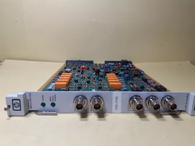 Hewlett-Packard E1446-66501 Rev C Pre-Fire Summing Amplifier/DAC VXI bus Module