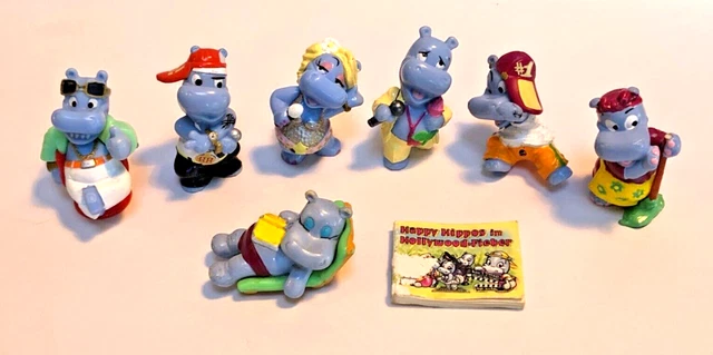 KINDER SURPRISE HAPPY HIPPO Lot Handpainted Happy Hippo Mini - Main Image