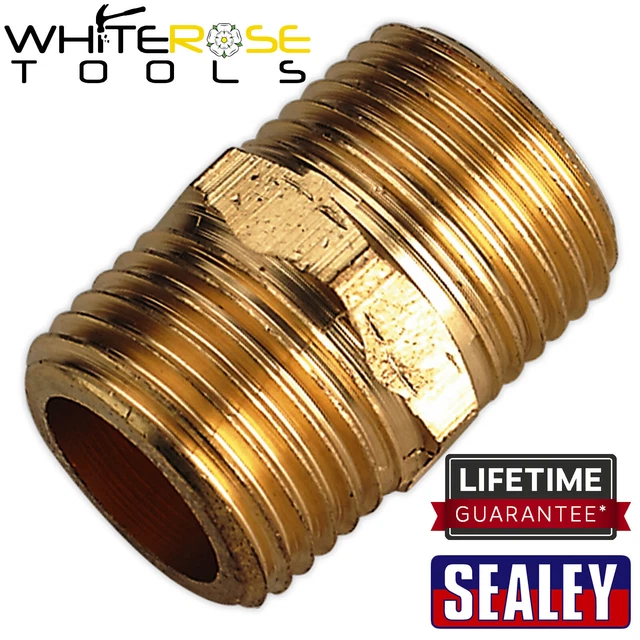 Sealey Doppelstecker Union 1/2""BSPT auf 1/2"" BSPT Luftwerkzeuge Stecker