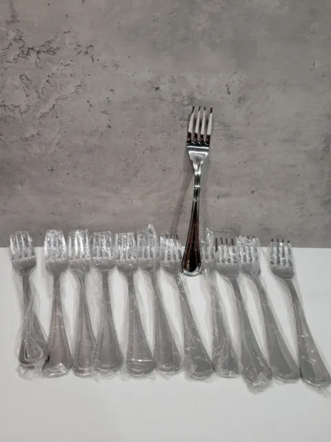 Oneida Dinner Fork Stainless Steel 8" Set of 12, Heavy Duty Kitchen Forks