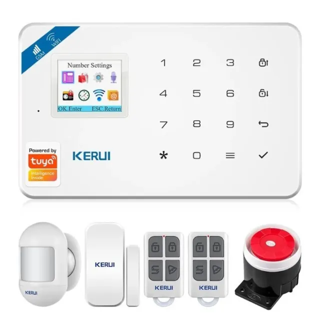 Kerui Tuya Smart WIFI Security Burglar Alarm Kit