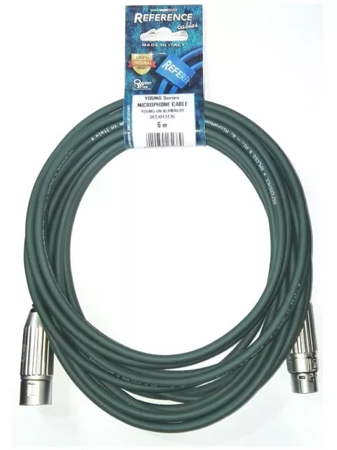 Cavo microfonico XLR XLR 4mt Reference Cable series YOUNG-GN-XLRM-XLRF