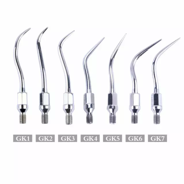 Puntas de escalera mecánica dental ultrasónica GK1-7 para Pieza de mano de escalada