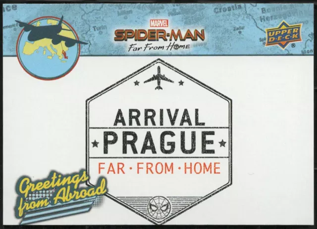 2019 Spider-Man Far From Home GREETINGS FROM ABROAD Insert #GFA-11...QUEEN'S OWN