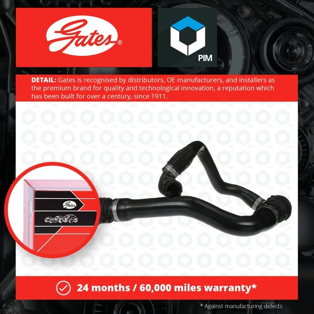 Radiator Hose Upper 05-2351 Gates Coolant 17127536230 427552351 Quality New