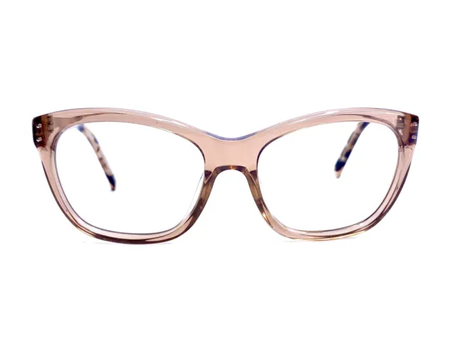 Flower Drew Barrymore Brown Clear Tortoise Oversized Glasses 1003 688 55 18 135