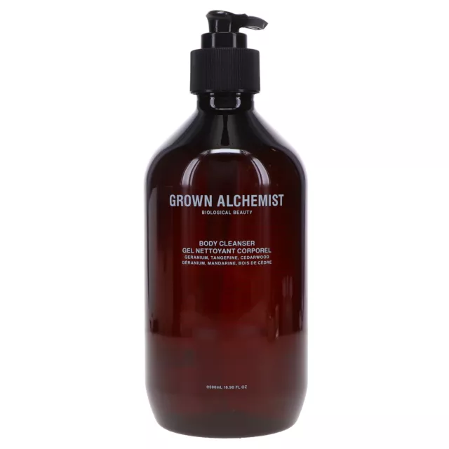 Grown Alchemist Body Cleanser Geranium Tangerine Cedarwood 16.9 oz