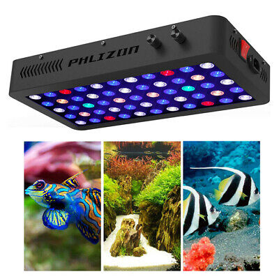 Full spectrum Dimmable 165W led aquarium light for coral reef fish tank lighting