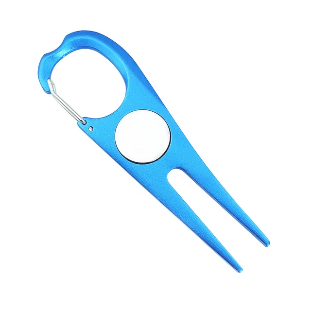Pitchfork Putting Green Fork Training Golf Divot Pitch Repair Tool (Blue) FS2#