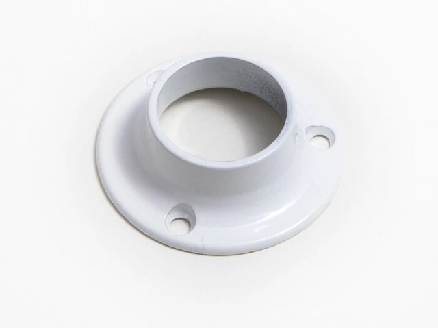 2 Staffe Portatubo Per Armadio – 3,2 X 1,6 Cm, In Lega Di Zinco, Nere, Per Appendiabiti E Tende - 5