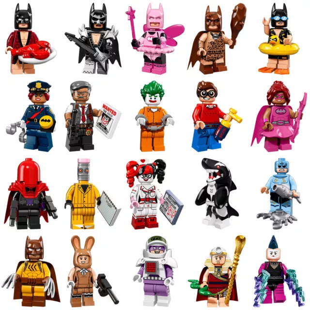 LEGO® BATMAN MOVIE MINIFIGURES SERIE 71017 COMPLETA! Scegli il tuo personaggio