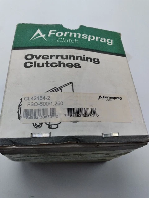 NEW Formsprag CL42154-2 Overrunning Clutch 1.25" Bore FSO-500 Series