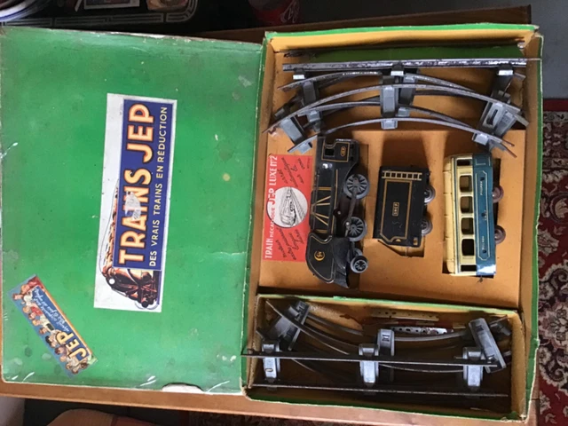 Ancienne Locomotive Jouet JEP – Dans Sa Boîte D'origine – Occasion