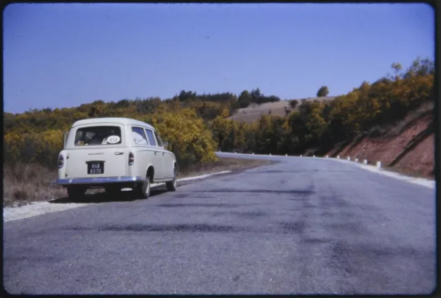 35mm Slide Transparency Colour Color Retro Old Car Road Motoring Interest 1960's