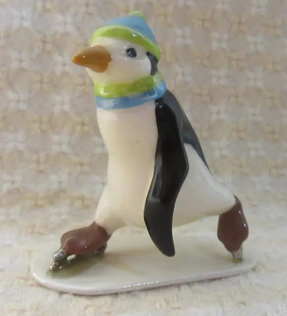 Hagen Renaker Ice Skating Penguin Figurine