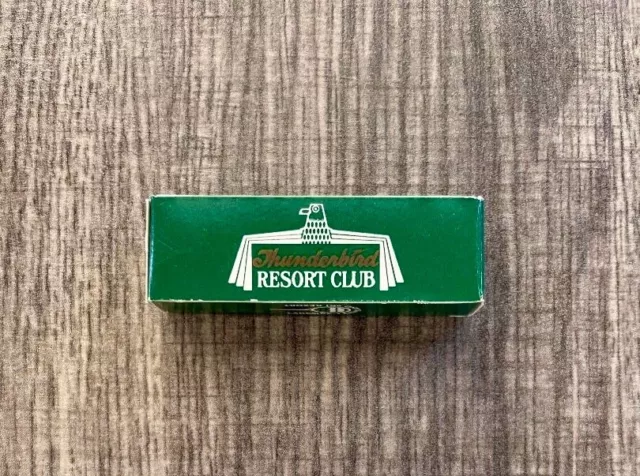 Vintage Matchbook: Thunderbird Resort Club / The Ridge Sierra [Lake Tahoe, NV]