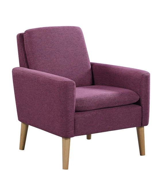 Modern Accent Fabric Chair Single Sofa Comfy Upholstered Arm Chair Living Room