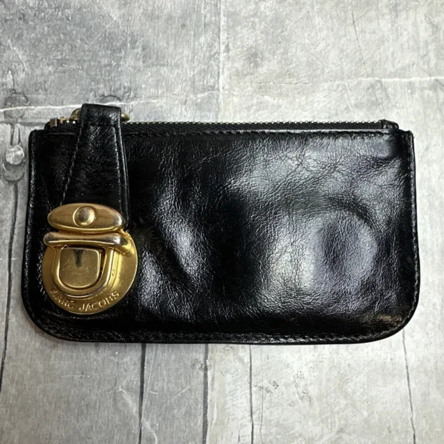 Marc Jacobs coin purse black leather