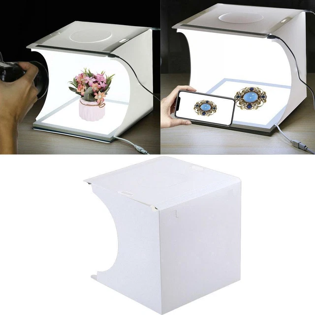 Caja de luz de estudio fotográfico ajustable 6 colores iluminación t1h fondo S5A3