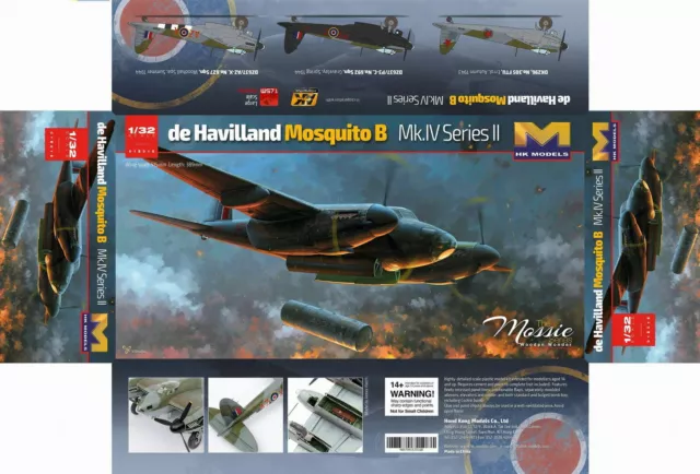 HK Models 1/32 De Havilland Mosquito B Mk.IV Series II 01E015