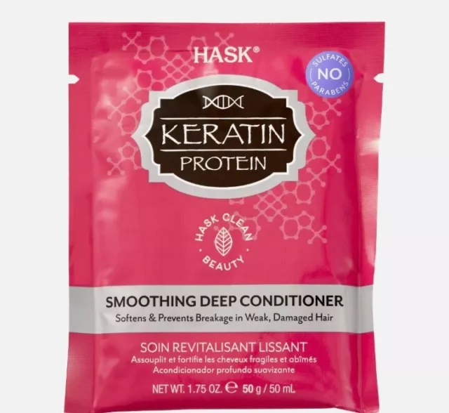 New Hask Keratin Protein Deep Conditioning Hair Treatment 1.75 oz