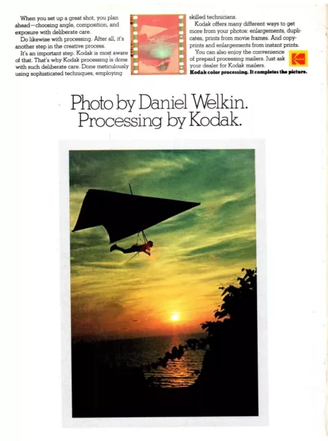 1970s Kodak Film Camera Kodacolor Daniel Wekin Photo Vintage Print Ad