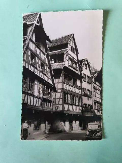 Carte postale ancienne Bas-Rhin Strasbourg Vieilles Maisons rue Bain aux Plantes