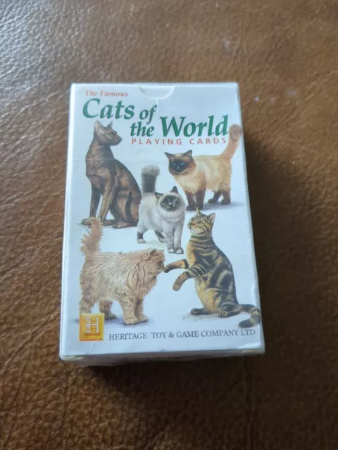 Cats of The World set of 52 playing cards + jokers (hpc)