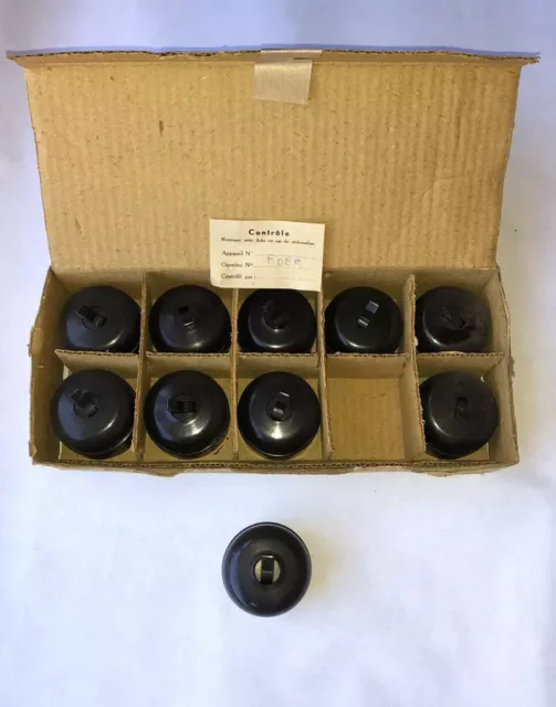 lot de 10 interrupteurs Bakélite anciens Vintage Boîte Neuve (Lot No 7)