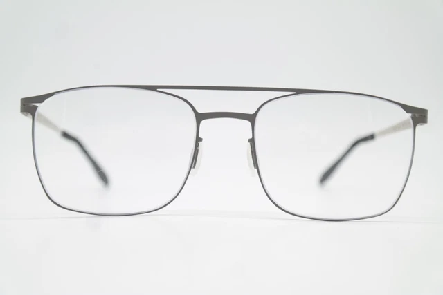 Monture De Lunettes Try Métallique Gris - Style Sans Bord (randlos) - Occasion - Dimensions Complètes