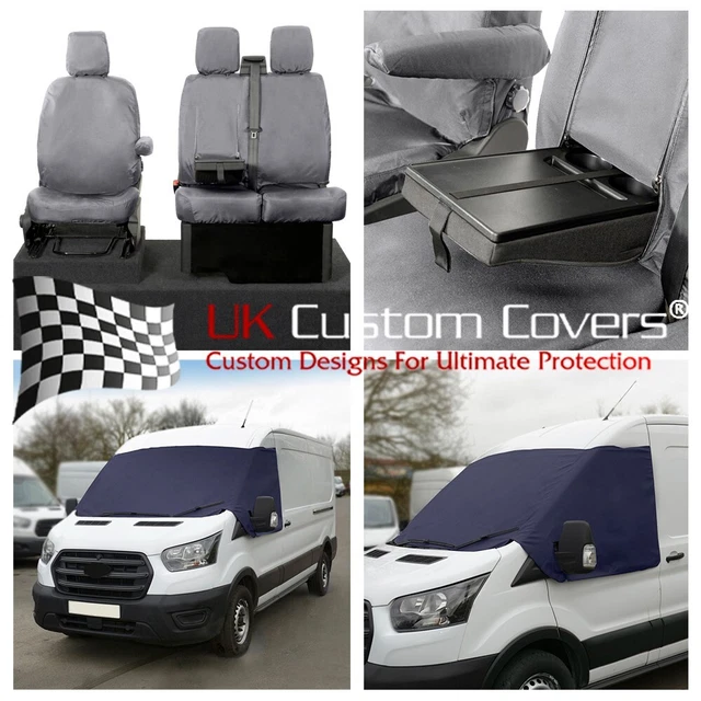 FORD TRANSIT VAN Mk9 (& Tipper) 2022+ Front Seat Covers & Frost Wrap