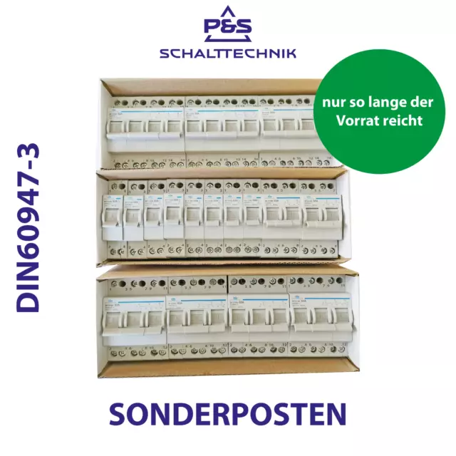 Wahlschalter Umschalter 1-0-2 16A 25A 32A 40A 63A Reiheneinbau Sonderposten