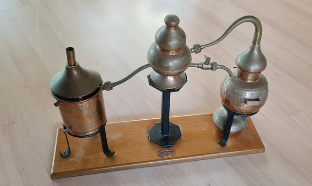 Distilla 0,7L con bruciatore liquori giardino rame