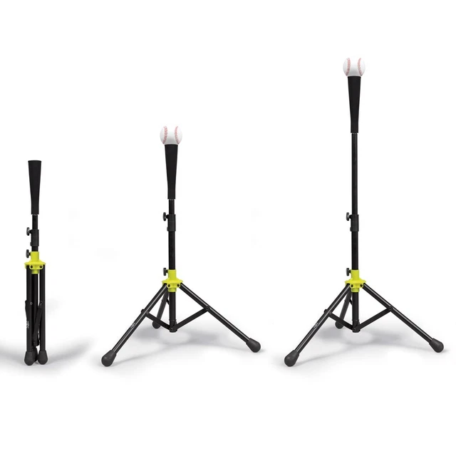Batting Tee Baseball Softball T Ball Adjustable Folding Tripod Travel Training