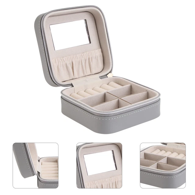 Boucle D'oreille Stockage De Bijoux Petit Couche Double Organisateur