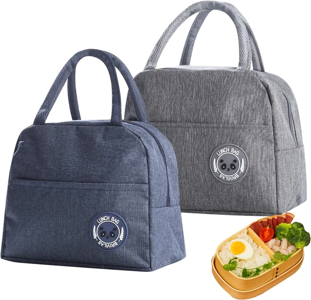 ZOWEXIQ Isolierte Lunch-Taschen - 2 Stück Wasserdichte Kühltaschen Für Picknick