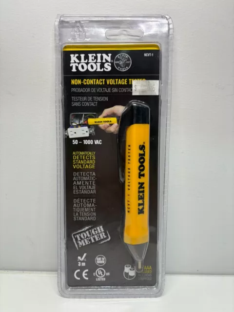 Klein Tools 50V - 1000V Non-Contact Voltage Tester Pen - NCVT-1 - Brand New