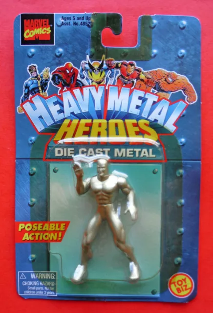 Heavy Metal Heroes SILVER SURFER Die Cast Metal Figure MARVEL Comics ToyBiz MOC