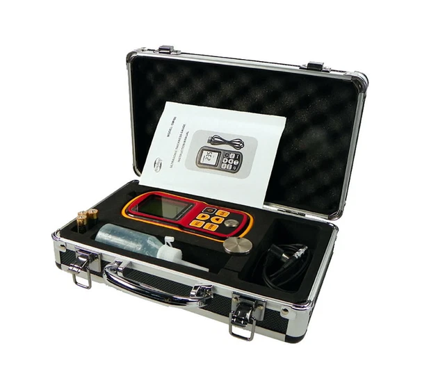 DIGITAL WALL STAINLESS Steel Metal Thickness Gauge Meter Tester