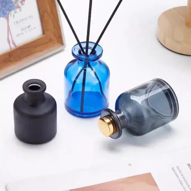 Difusor de fragancias botella fiesta regalos vidrio caña difusor botella de aceite esencial