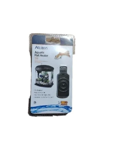 Aqueon Submersible Aquatic Flat Heater Mini Up to 2.5 Gallons Aquarium Fish Tank