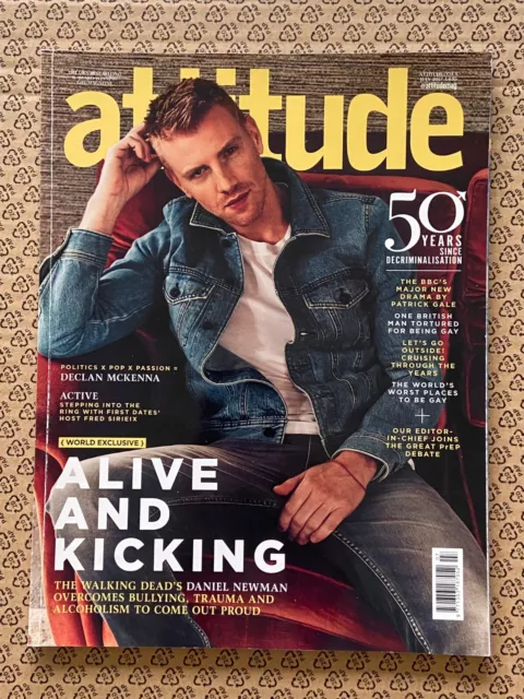 Daniel Newman / ATTITUDE UK MAGAZIN Juli 2017 / Gay Interest