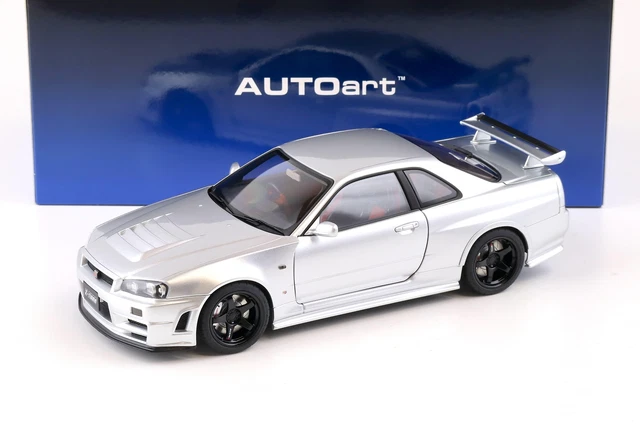 1:18 MOTORHELIX NISSAN Skyline R34 GT-R Z-Tune Nismo Modellino Auto 1:18 MOTORHELIX NISSAN Skyline R34 GT-R Z-Tune Nismo Modellino Auto