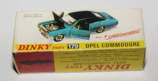 Reprobox Dinky Toys Nr. 179 - Opel Commodore