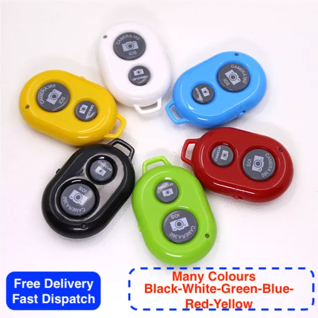 Bluetooth Remote Control Camera Selfie Shutter Stick Button for iphone Android