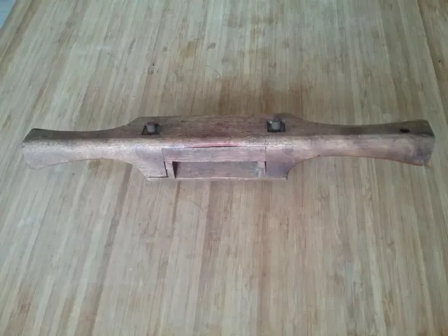 Antique Wooden Spoke Shave Scraper Plane -Handmade Very OLD & Collectable11 3/4" 3