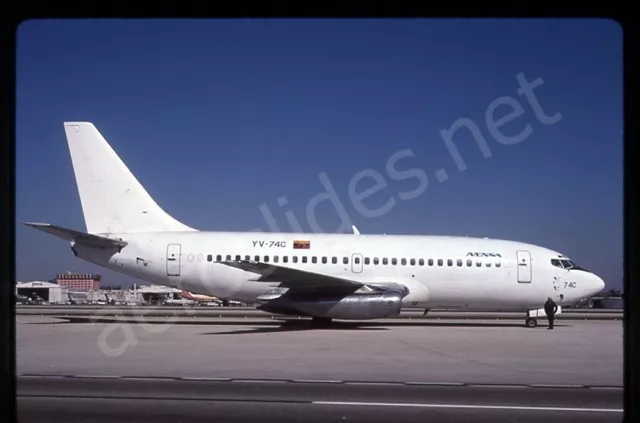 Avensa Boeing 737-200 YV-74C Jan 94 Kodachrome Slide/Dia A8